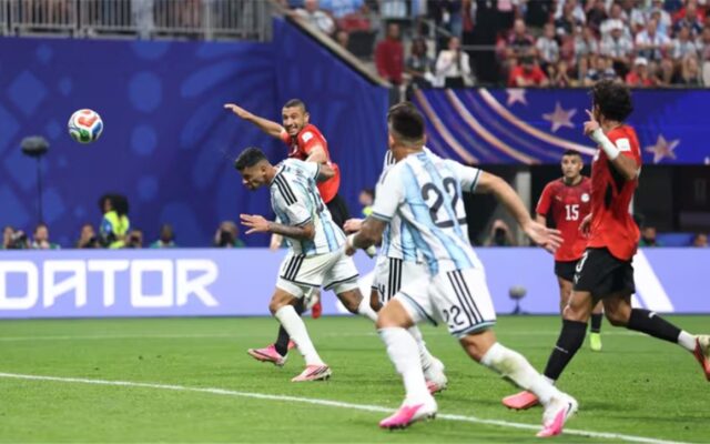 رجل مباراة مصر والأرجنتين في كأس العالم