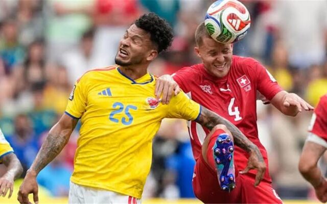 سويسرا تتخطى كولومبيا وتتأهل إلى مواجهة الأرجنتين في كأس العالم