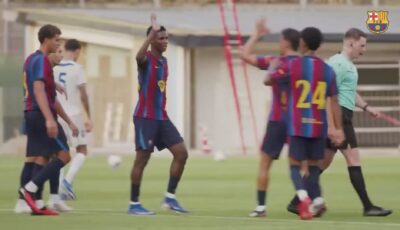 أهداف مباراة برشلونة ويوروبا (4-1) مباراة ودية