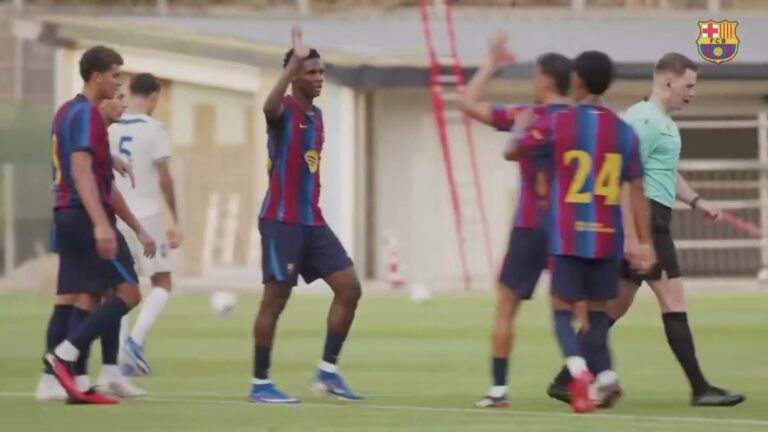 أهداف مباراة برشلونة ويوروبا (4-1) مباراة ودية