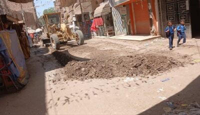 لتيسير حركة المواطنين.. تمهيد وتسوية شوارع قرية «الحواتكة» بمنفلوط