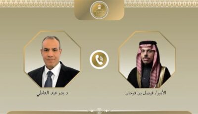 وزير الخارجية يبحث مع نظيره السعودي جهود خفض التصعيد في المنطقة