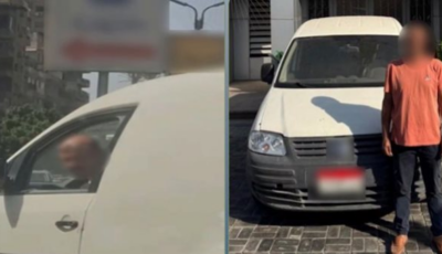ضبط سائق نقل تعدى بالسب وإشارات خادشة على قائد «ملاكي» في القاهرة