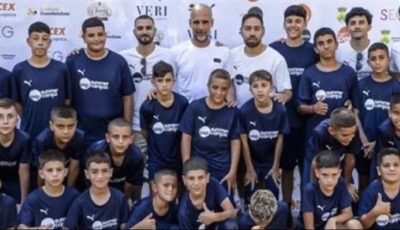 معسكر جوارديولا في ريالب يستقبل 28 طفلًا فلسطينيًا.. صور