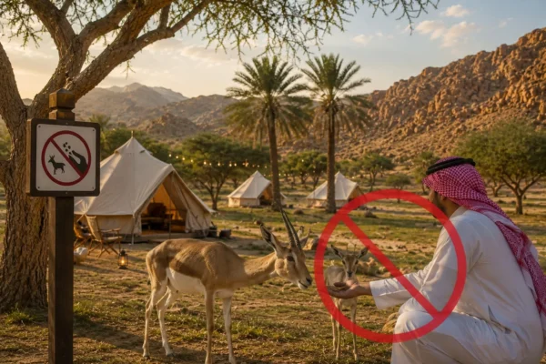 إلزام مخيمات السياحة بتوفير جهاز صدمات القلب.. ومنع النزلاء من إطعام الحيوانات البرية – أخبار السعودية
