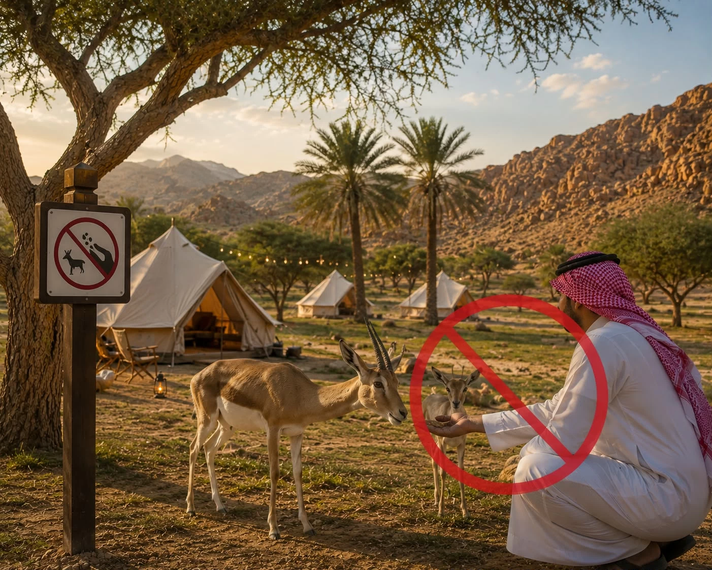 إلزام مخيمات السياحة بتوفير جهاز صدمات القلب.. ومنع النزلاء من إطعام الحيوانات البرية – أخبار السعودية