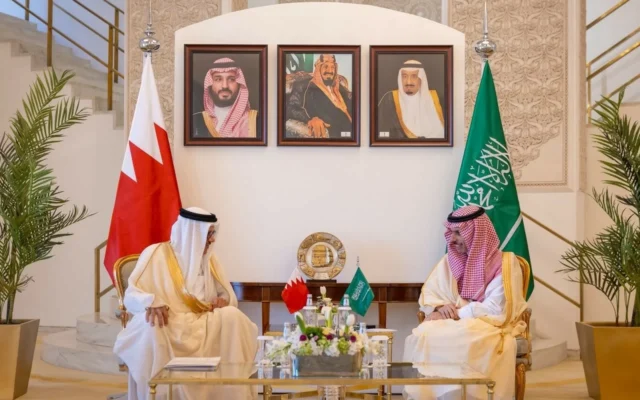 وزير الخارجية ونظيره البحريني يبحثان المستجدات الإقليمية