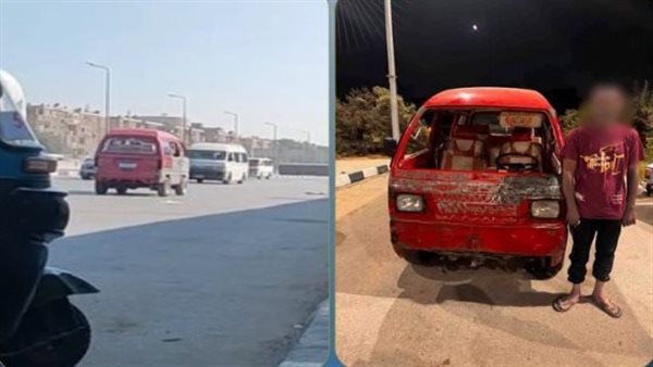ضبط قائد سيارة فان لسيره عكس الاتجاه والتعدي بالسب على مواطن في السلام