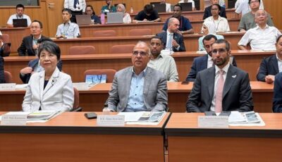 وزير الري يزور المركز الدولي لإدارة مخاطر المياه والكوارث باليابان «ICHARM»