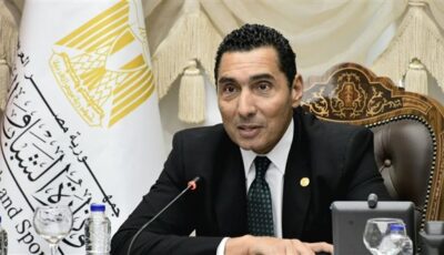 وزير الشباب ورئيس جهاز مدينة العلمين الجديدة يتفقدان المنشآت الرياضية بالمدينة