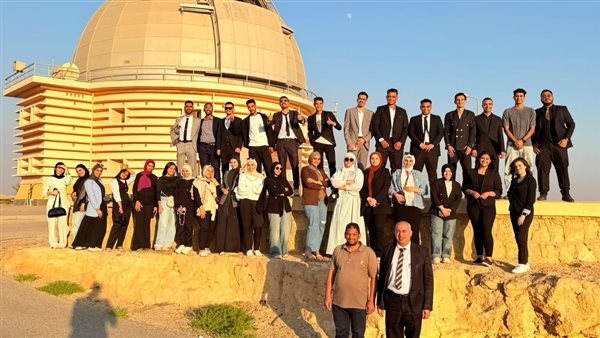 مرصد القطامية الفلكي يستقبل طلاب معهدي العبور في زيارة علمية وتدريبية