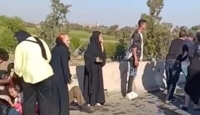 إصابة 11 شخصًا في حادث انقلاب سيارة على الطريق الحر بالقليوبية| صور
