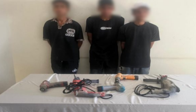 ضبط 3 أشخاص بتهمة سرقة معدات من داخل عيادة بالسويس