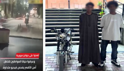 ضبط قائد دراجة نارية بتهمة إلقاء الحواجز المرورية بشوارع الأقصر
