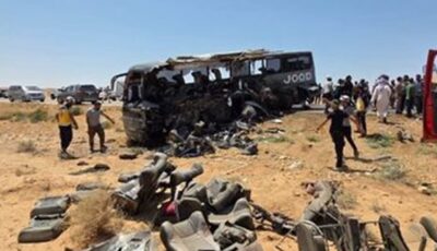 الصحة السورية تعلن مصرع 35 شخصًا وإصابة 30 آخرين في حادث طريق الزور