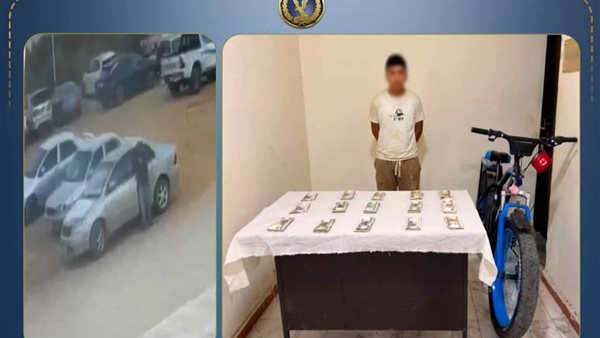 كشف غموض سرقة مبلغ مالي من سيارة بالعاشر من رمضان.. وضبط المتهم وإعادة المسروقات