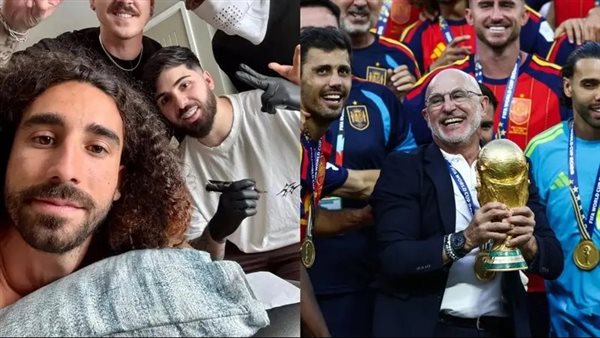 كوكوريلا ينفذ وعده بعد التتويج.. وشم وجه دي لا فوينتي يثير التفاعل