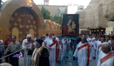 مشهد احتفالاات دير العذراء بدرنكة خرافي