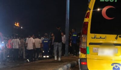 مصرع سيدة وإصابة طفلة في حادث تصادم بطريق المستقبل بالسويس