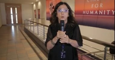 ماريان خورى تستقبل عزاء زوجها فى مسجد عمر مكرم الاثنين