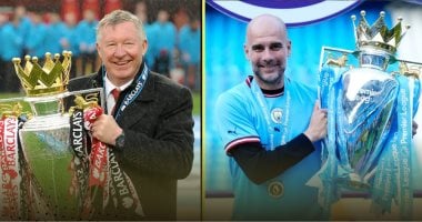 فيرجسون ملك مدربي الدوري الإنجليزي بـ13 لقبًا.. جوارديولا وصيفًا