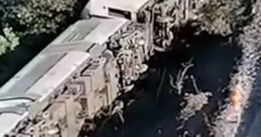 إصابة 20 شخصاً فى خروج قطار عن مساره بإنجلترا..هل الحر السبب؟
