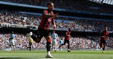 مان سيتي ضد بورنموث.. السيتزنز يتأخر 1-0 فى الشوط الأول (فيديو)