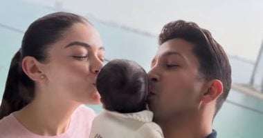 ليلى زاهر وهشام جمال يرزقان بمولودتهما الأولى Ella