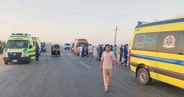 حاول الهرب.. ضبط سائق سيارة العمال فى حادث الدواويس بالإسماعيلية.. صور