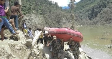 157 شخصاً حصيلة ضحايا فيضانات نيبال ومئات الأشخاص في عداد المفقودين بالتبت