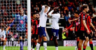 بورنموث وإيفرتون يتعادلان 1-1.. وهال سيتي يخطف فوزًا قاتلًا من كوفنتري