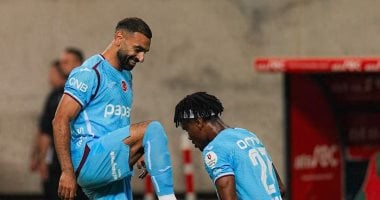 أميد سبورتيف ضد طرابزون سبور.. محمد صلاح يسجل فى تعادل مثير 1-1 بالشوط الأول