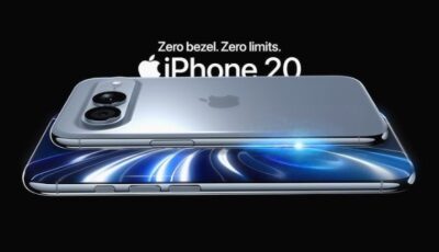 تسريبات تكشف تصميم هاتف iPhone 20 بزجاج منحني بالكامل وكاميرا خلفية أفقية