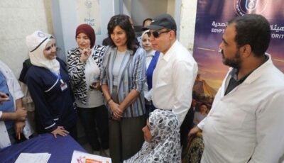 التحالف الوطني ومديرية الصحة ينظمان قافلة طبية شاملة بمبادرة «إيد واحدة» بالمنيا