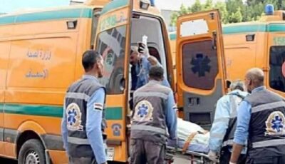 حالة وفاة و19 مصابا.. حادث انقلاب سيارة بطريق أبو سمبل أسوان البري