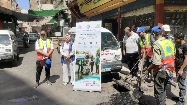 التطهير والتوعية.. جهود متكاملة لحماية شبكات الصرف الصحي بالجمرك