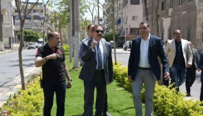 بورسعيد تتزين بالأخضر.. أبو ليمون يوجه بالتوسع في زراعة الأشجار والمسطحات الخضراء