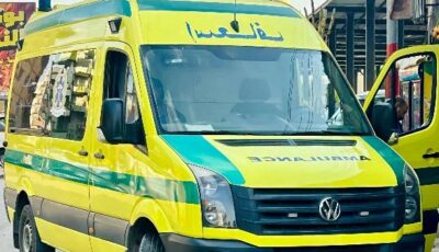 إصابة 9 أشخاص فى انقلاب سيارة على طريق بنها