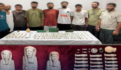 معاهم كنز .. القبض على تشكيل عصابي بحوزته 118 قطعة أثرية