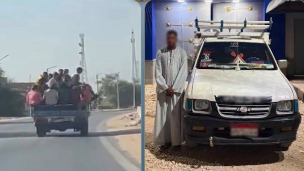 مُعرّضاً حياتهم للخطر.. القبض على سائق نقل عمال في صندوق سيارته بسوهاج