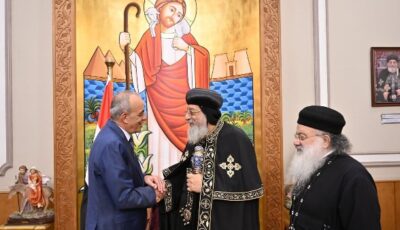 البابا تواضروس يستقبل وزير السياحة الأردني لبحث تنشيط السياحة الدينية إلى «المغطس»