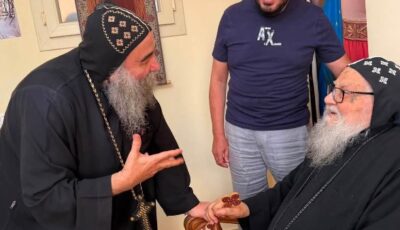 البابا شنودة الثالث حاضرا في لقاء الذكريات بين الأنبا موسى والأنبا يؤانس