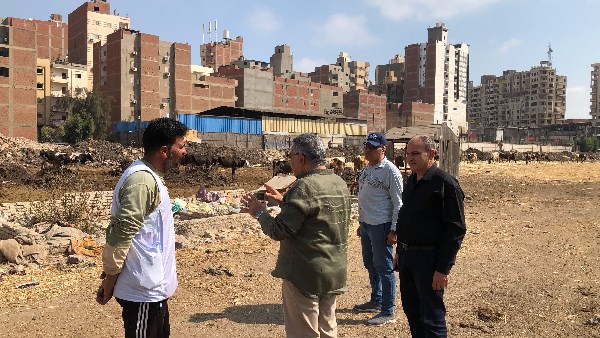 مهلة 5 ساعات لإخلاء قطعة أرض بمنطقة امتداد أبو الليل المطلة على شارع الجيش من المواشى