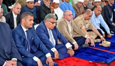 محافظ الدقهلية يشهد الاحتفال بذكرى المولد النبوي الشريف بمسجد النصر