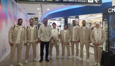 بعثة الجودو تغادر إلى إيطاليا للمشاركة في دورة ألعاب البحر المتوسط