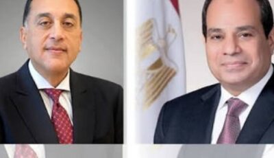 رئيس الوزراء يهنئ الرئيس السيسي بمناسبة ذكرى المولد النبوي الشريف