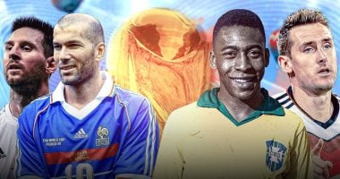 7 أساطير يتصدرون تاريخ كأس العالم مهما تغيرت الأزمنة.. بيليه يظل الملك