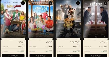 تعرف على إيرادات الأفلام فى شباك تذاكر أمس الاثنين 31 أغسطس