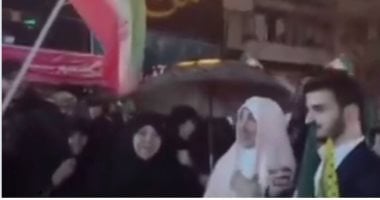شاهد..حفل الزفاف الإيرانى قبل دقائق من قصفه بغارة أمريكية