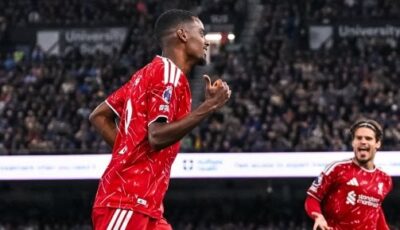 ليفربول يتقدم على إيبسويتش تاون بهدفين فى الشوط الأول